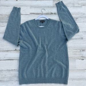 NEIMAN Marcus Cashmere Mens Sweater Size XL Long Sleeves Pullover Crewneck Shirt